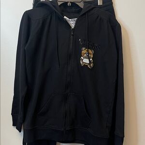 Moschino Hoodie Set with Embroidered Teddy Bear